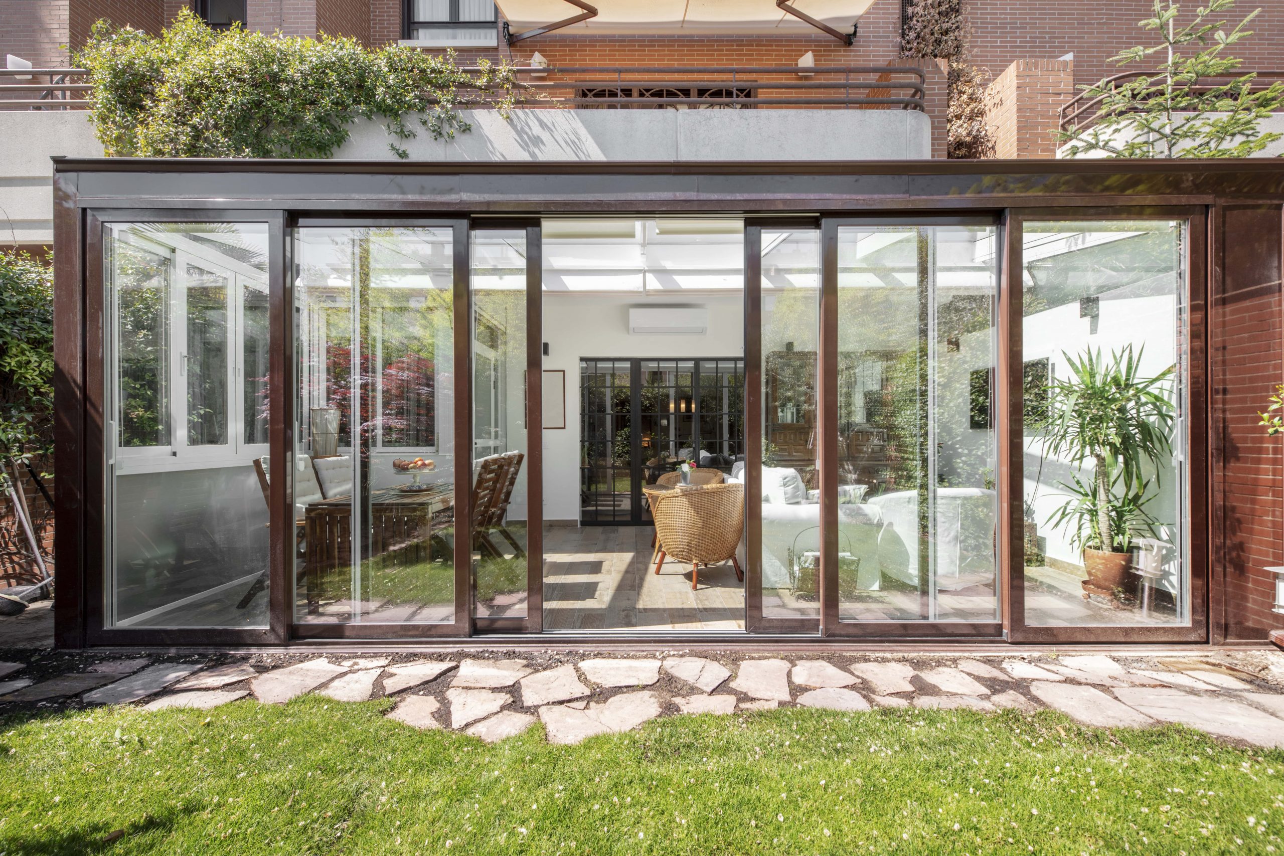 Aanbouw Serre bruin